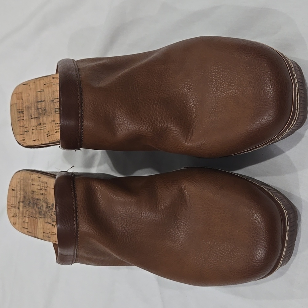 Korks Lori Slip-On Platform Heel Clog Size 10 - image 3